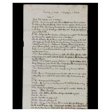 Benedict Arnold, Unpublished Manuscript Play