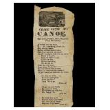 Rare Negro Dialect Broadside