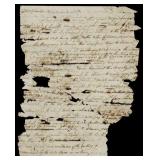 Thomas Stone Autograph Letter, ca. 1776