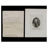 [America] Thomas Sherlock Signed Letter