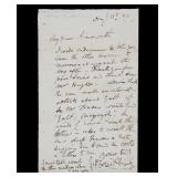 George Cruikshank Autograph Letter
