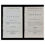 Pair of 18th c. Sermons