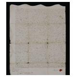 18th c. Manuscript Indenture