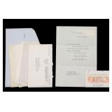White House Invitation & Ticket