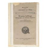Woman Suffrage, Bibliography and ï¿½