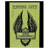 Rare Motorcycle Christening Pamphlet