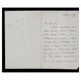 Charles Kingsley Signed Letter