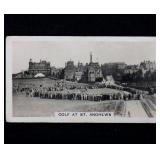 [Golf] Bobby Jones at St. Andrews, Card