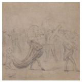 Original John Leech Pencil Sketch