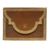 Large Victorian Leather Document Wallet