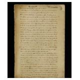Henry 7th, Manuscript Fragment