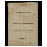 [Andrew Jackson, 1836, Leigh Speech]