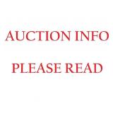 PLEASE READ!  IMPORTANT AUCTION INFO