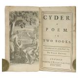 1727, Cyder. A Poem.