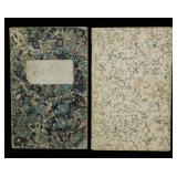 Pair of 19th c. Manuscript Ledgers
