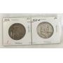 2- Frankiln Halves- 1952 & 1952-D