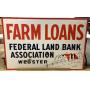 48" x 70 metal sign Farm loans