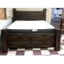 King sized bed w/ frame like new