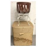 Metal basket/ stand and other