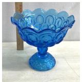 Blue glassware
