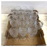 vintage Fostoria American clear crystal Glasses