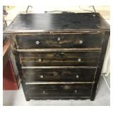 Primitive 4 drawer dresser