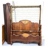 Antique full size head/foot cord boxspring/other