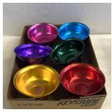 Retro metal bowls