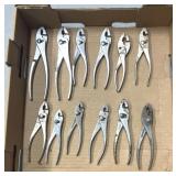 12 pair of pliers