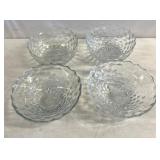 vintage Fostoria American clear crystal Bowls