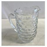 vintage Fostoria American clear crystal Pitcher