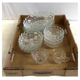 vintage Fostoria American clear crystal Dinner