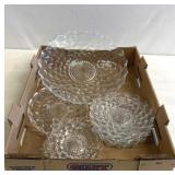 vintage Fostoria American clear crystal Glassware