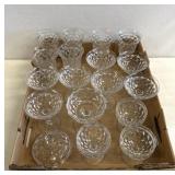 vintage Fostoria American clear crystal Glasses