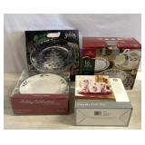 Christmas dishware/glassware