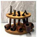 Tobacco pipes, and holder