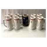 Budweiser steins
