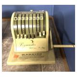 Vintage paymaster, ribbon writer