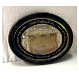 California cellars wall hanging mirror