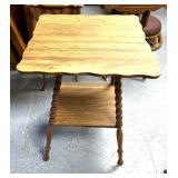 Antique wooden plant stand