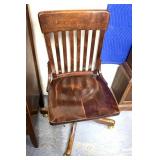 Antique wooden office desk