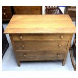 3 drawer, wooden dresser
