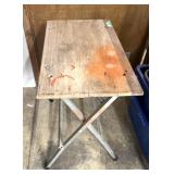 Fold up workstation