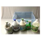 Outdoor chemicals with tote