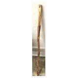 Vintage wooden walking stick