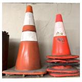 6 safety cones