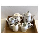 Tea pots/ creamers