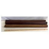 Three collectible wall hanging plate holders