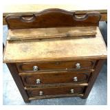 Vintage three drawer dresser piece needs to be