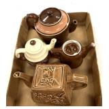 Hall USA pottery tea pots